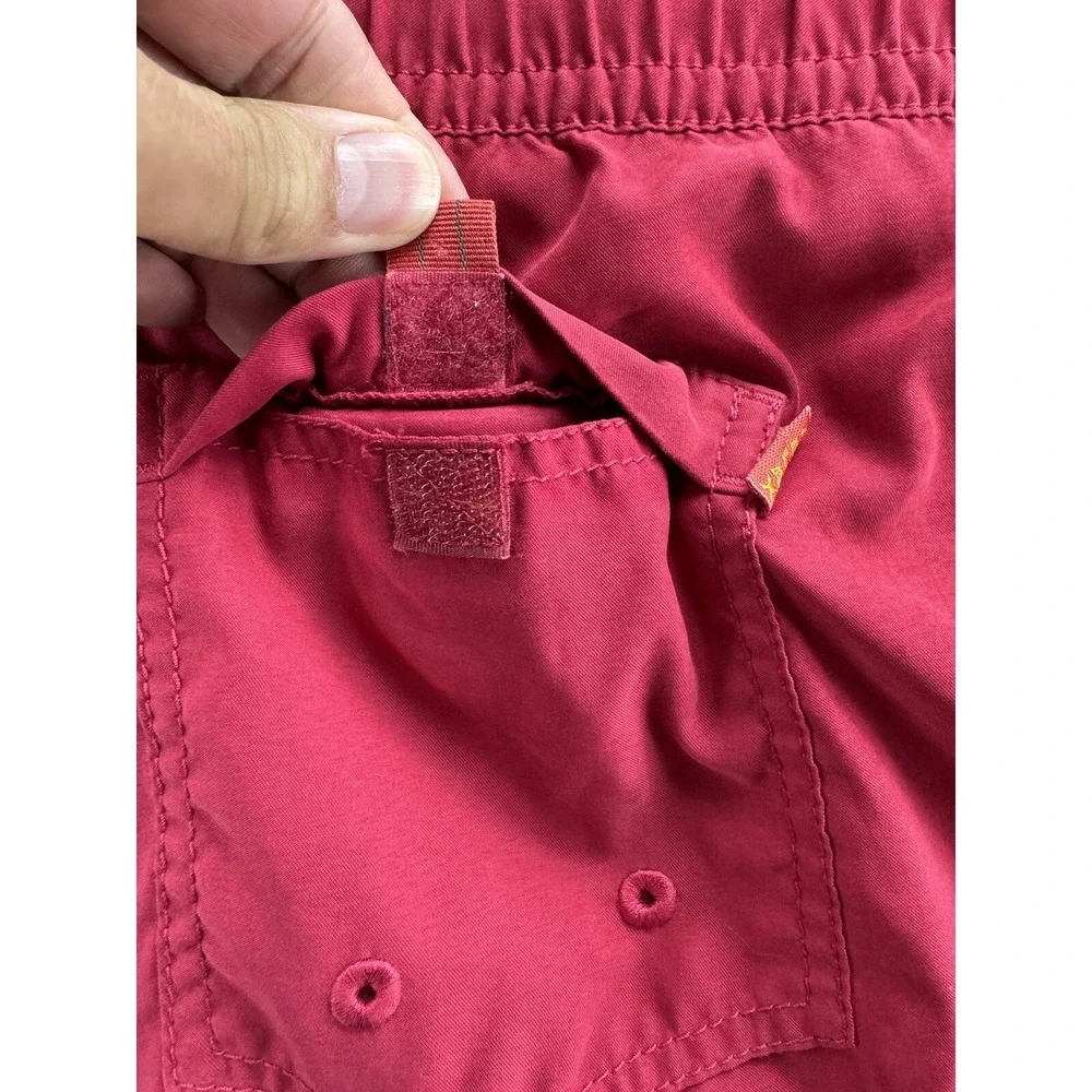 Tommy Bahama Mens Lined Swimsuit Trunks Shorts Red Tag Sz Med Best Fit Lg. 35-38